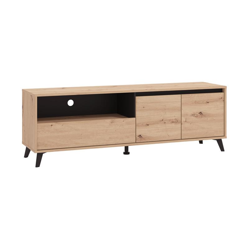 ΕΠΙΠΛΟ ΤΗΛΕΟΡΑΣΗΣ STIRLING TV 157 3K1F2V ARTISAN/ΜΑΥΡΟ ΧΡΩΜΑ 157x40x53εκ