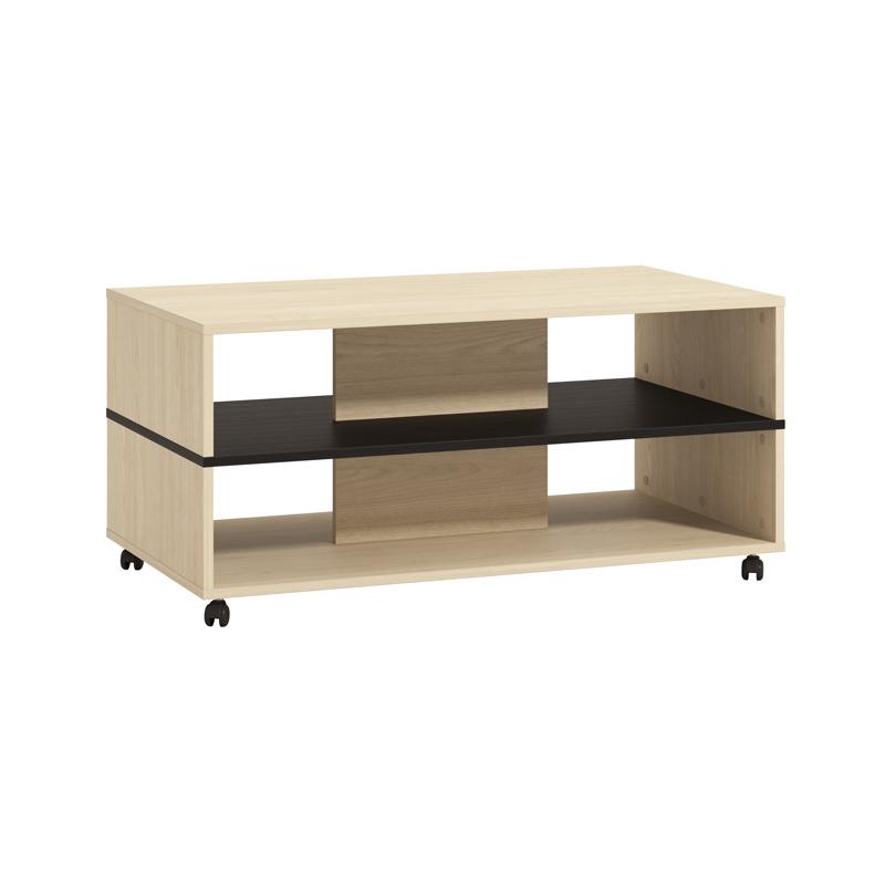 ΤΡΑΠΕΖΑΚΙ ΣΑΛΟΝΙΟΥ SAVIO LIGHT PORT OAK/BLACK OAK 101x55x48εκ